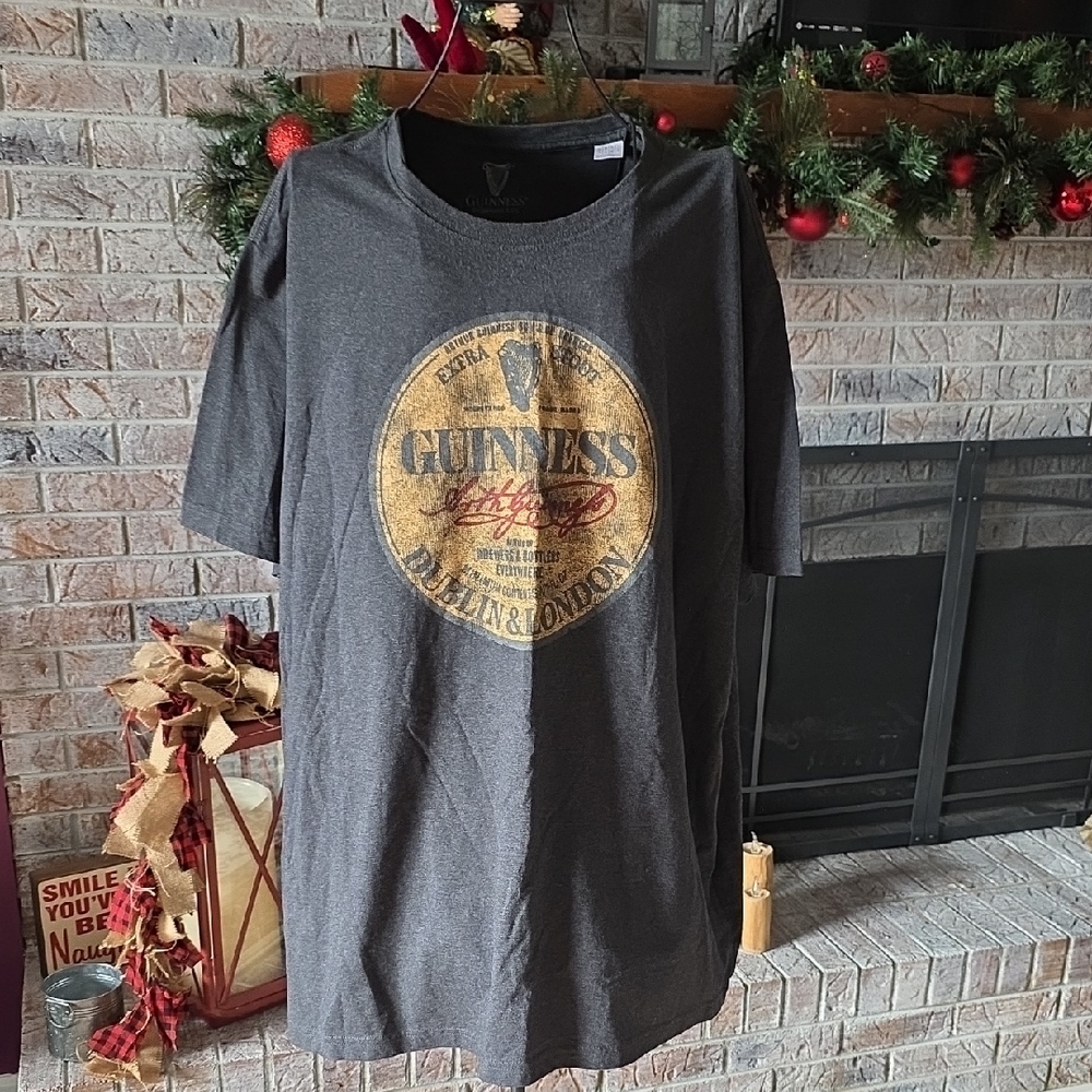 Guinness Dark Gray Logo Tee